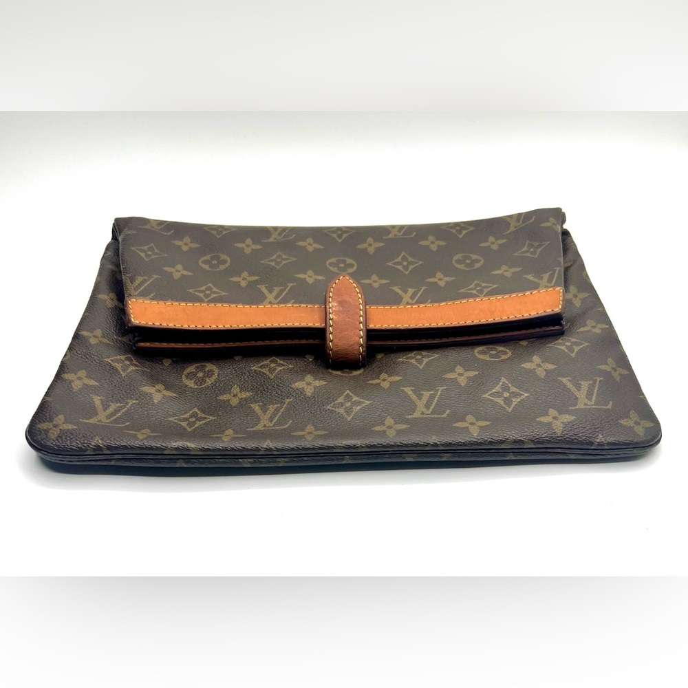 LOUIS VUITTON Vintage Pochette Pliante in Monogram Canvas and Leather - GUC - Picture 10 of 10